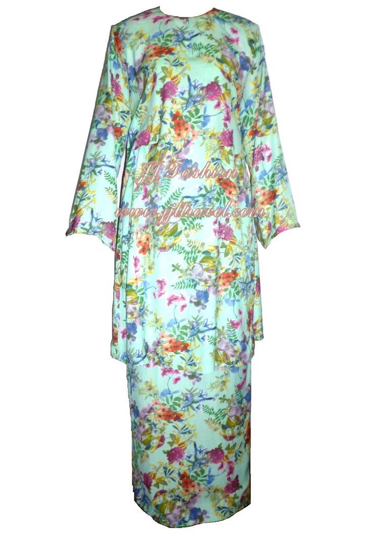 13. JJ Fashion Baju Kurung Manik Blended Silk 37.00