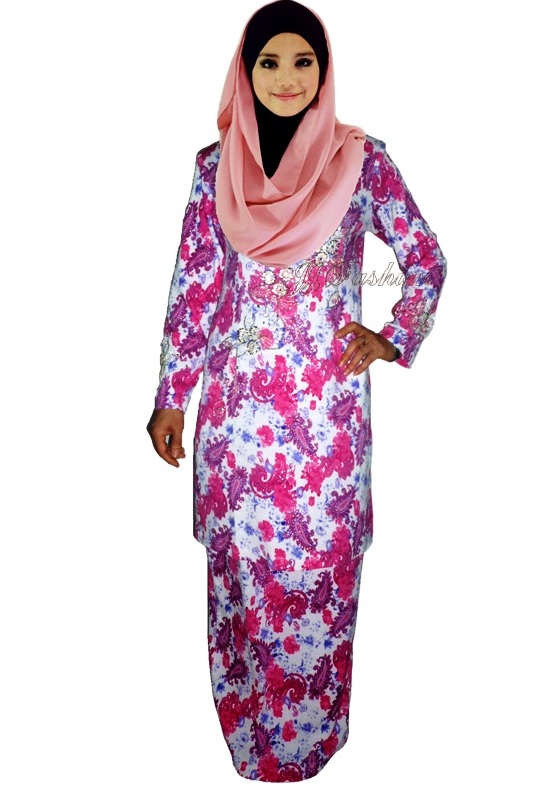 32. JJ Fashion Baju Kurung Manik 1st Linen 45.00